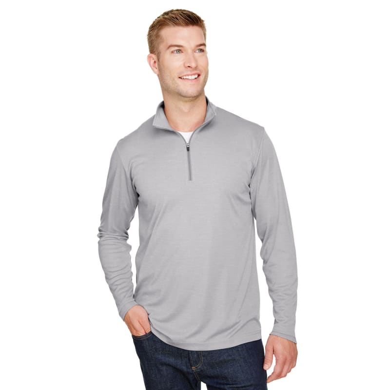 Team 365 Men's Zone Sonic Heather Performance Quarter-Zip 22