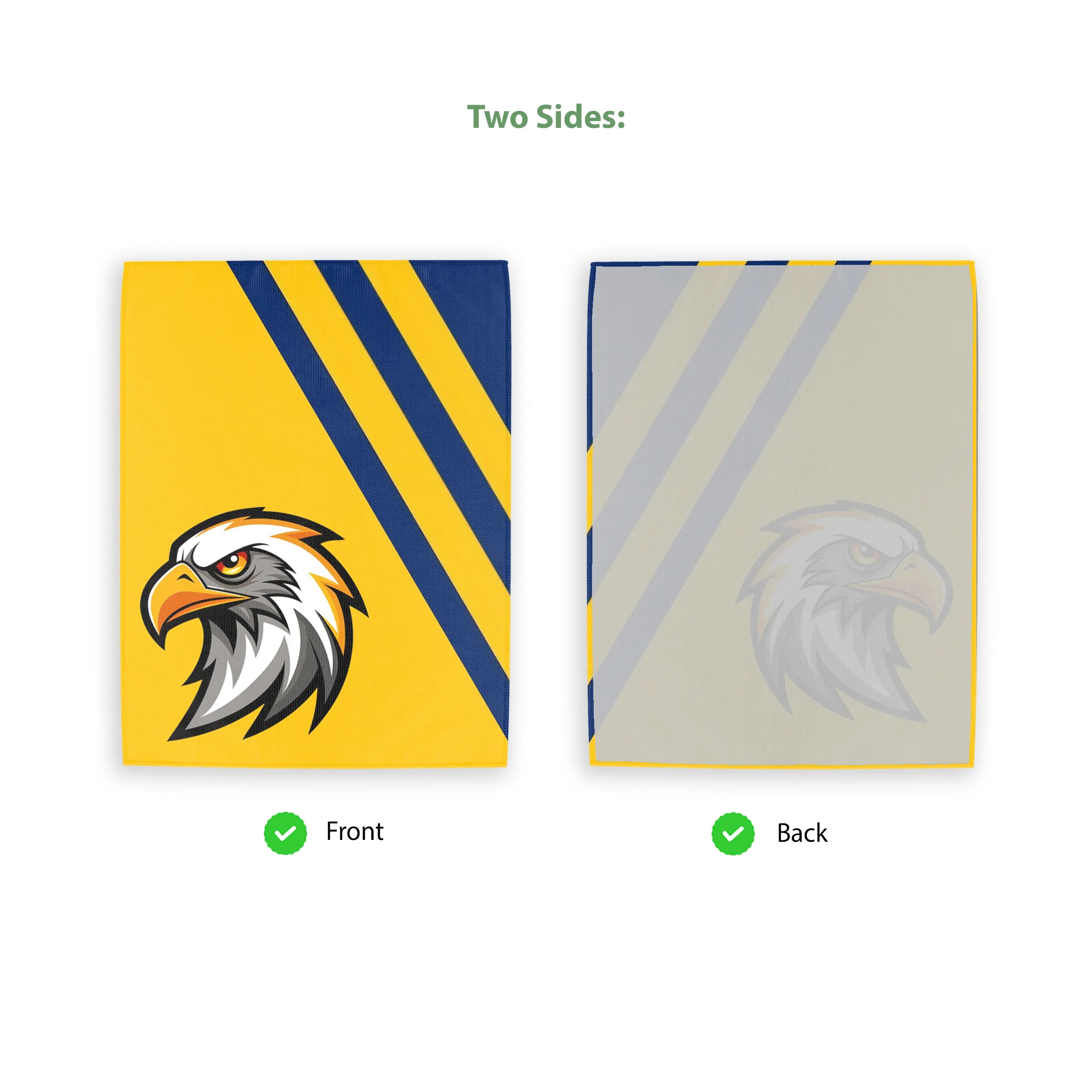 15" x 25" Custom Mircofiber Rally Towel 4