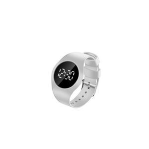 Round Sports Watch With White Digital Dial And Detachable Band 27