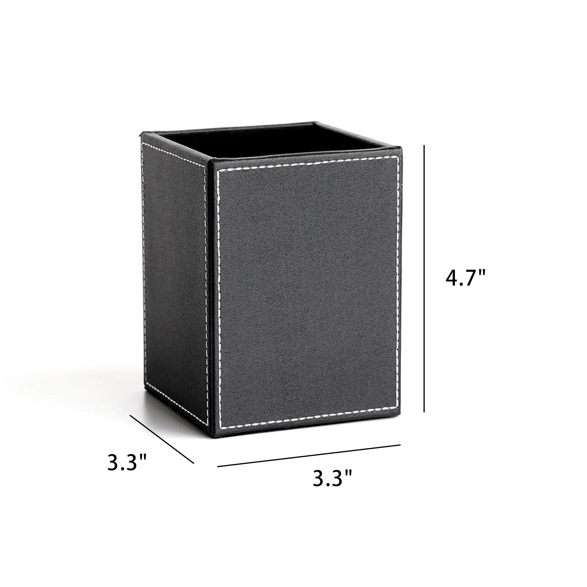 Leather Square Pen Holder 3