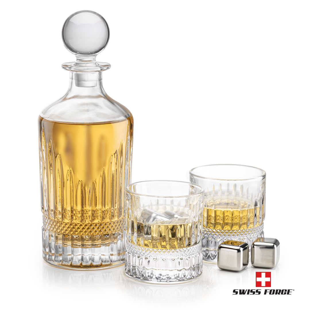 Hathaway Decanter Set & Ice Cubes 6