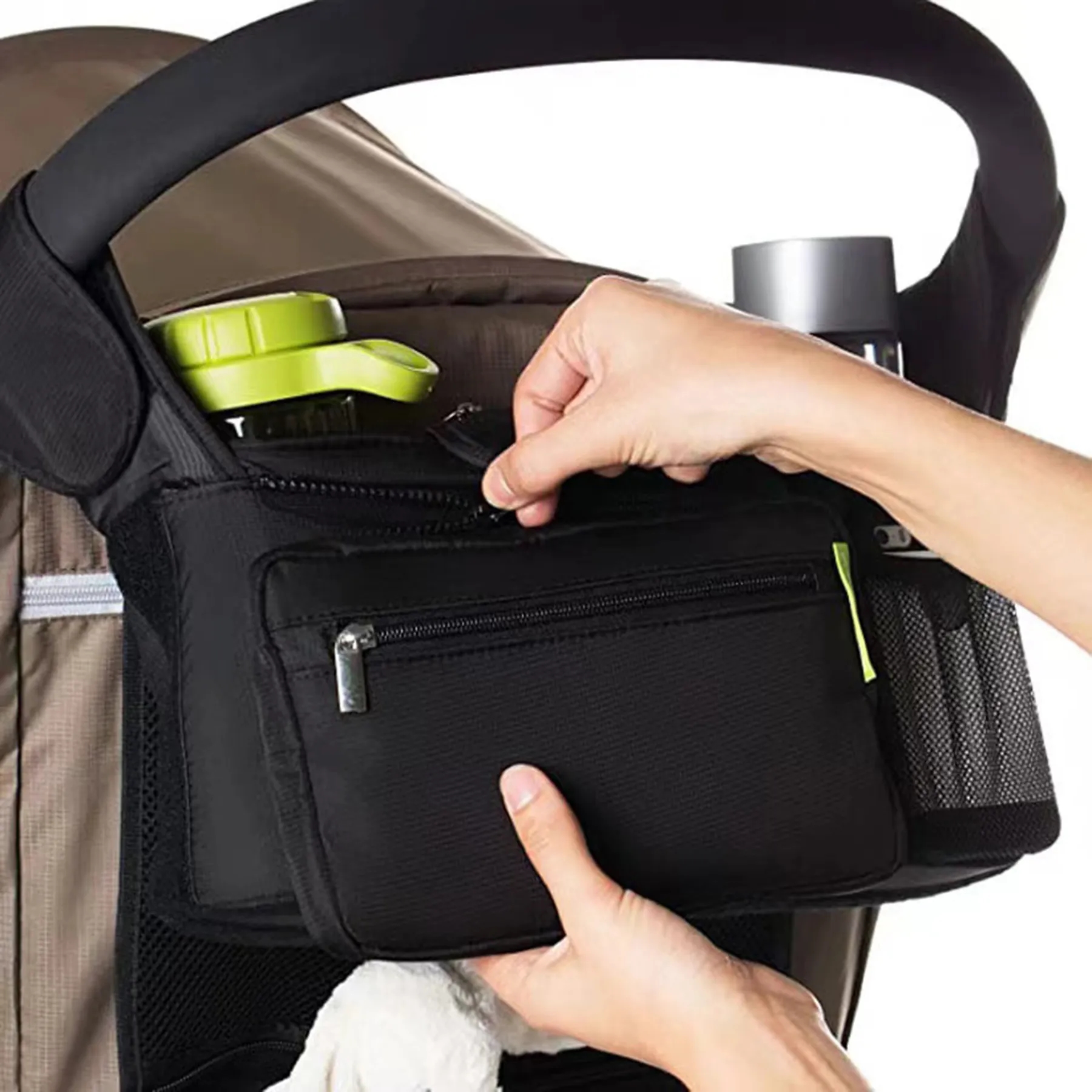 Insulated Cup Holders Baby Stroller Organizer 2