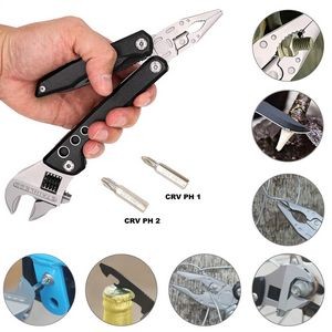 Versatile Multi Wrench Tool Kit With Scissors For Outdoor Adventure 9