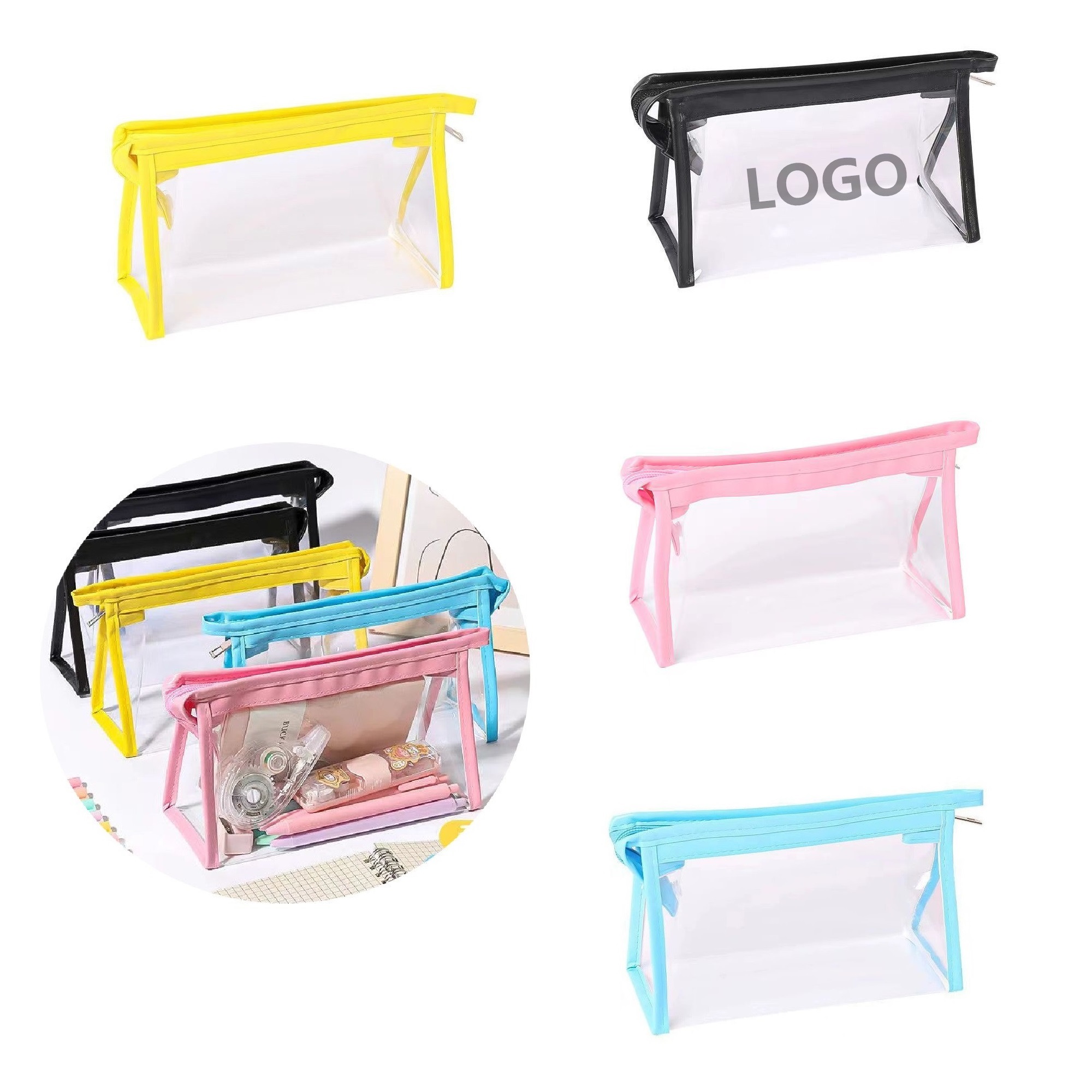 Clear PVC Travel Toiletry Pouch 5