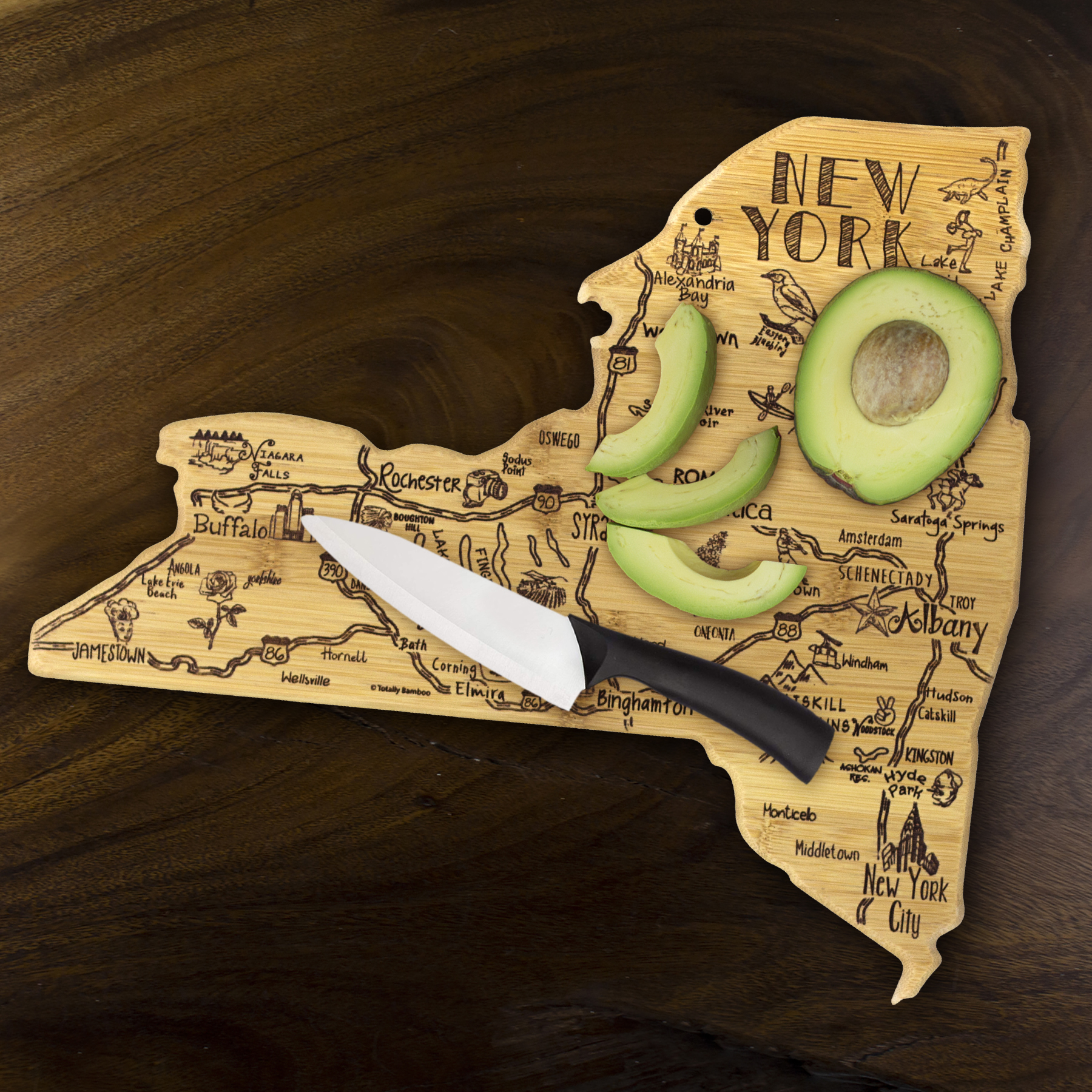 Destination New York Cutting & Serving Board 10