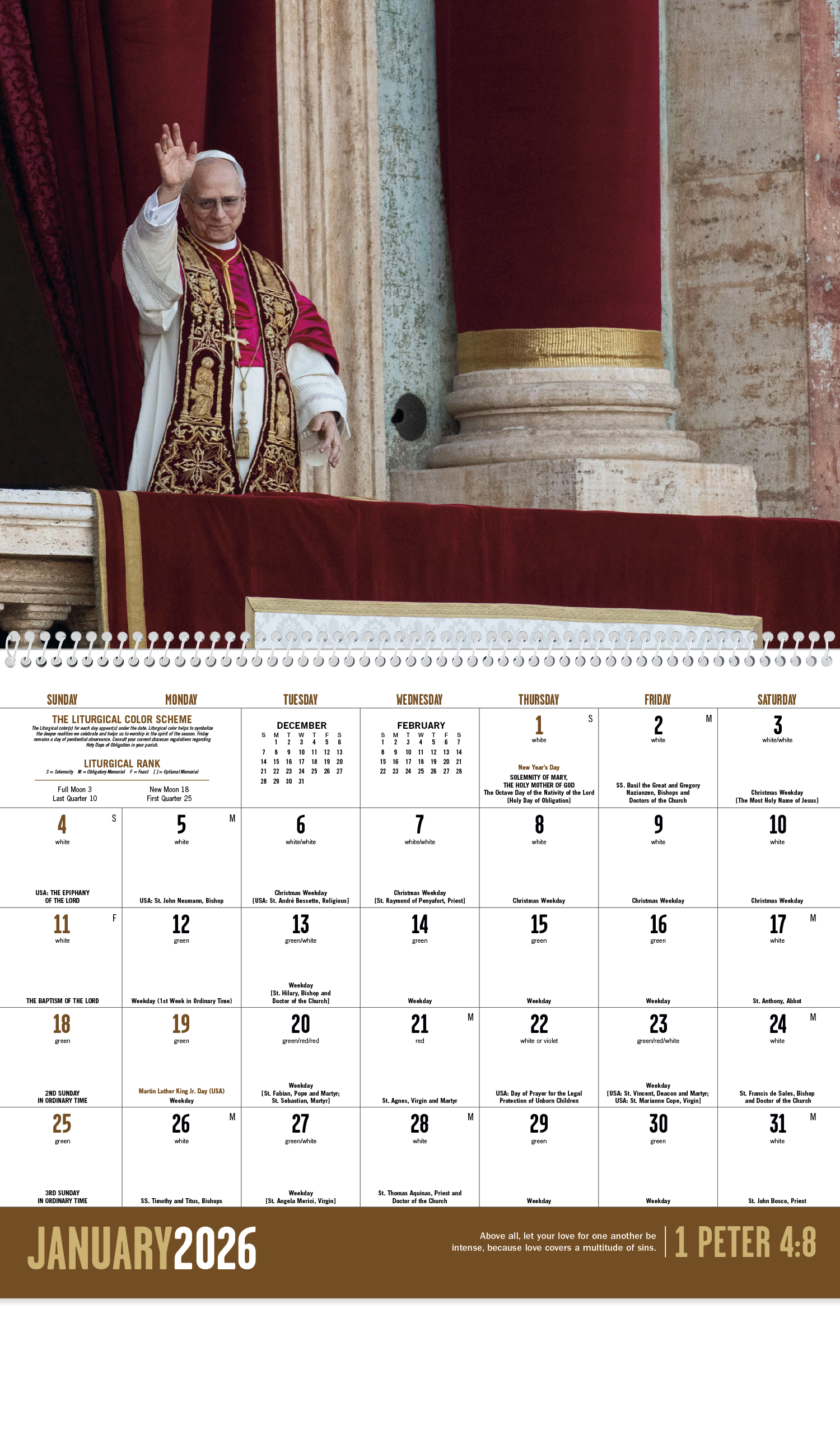 Good Value™ Catholic Spirit - Spiral Calendar 69