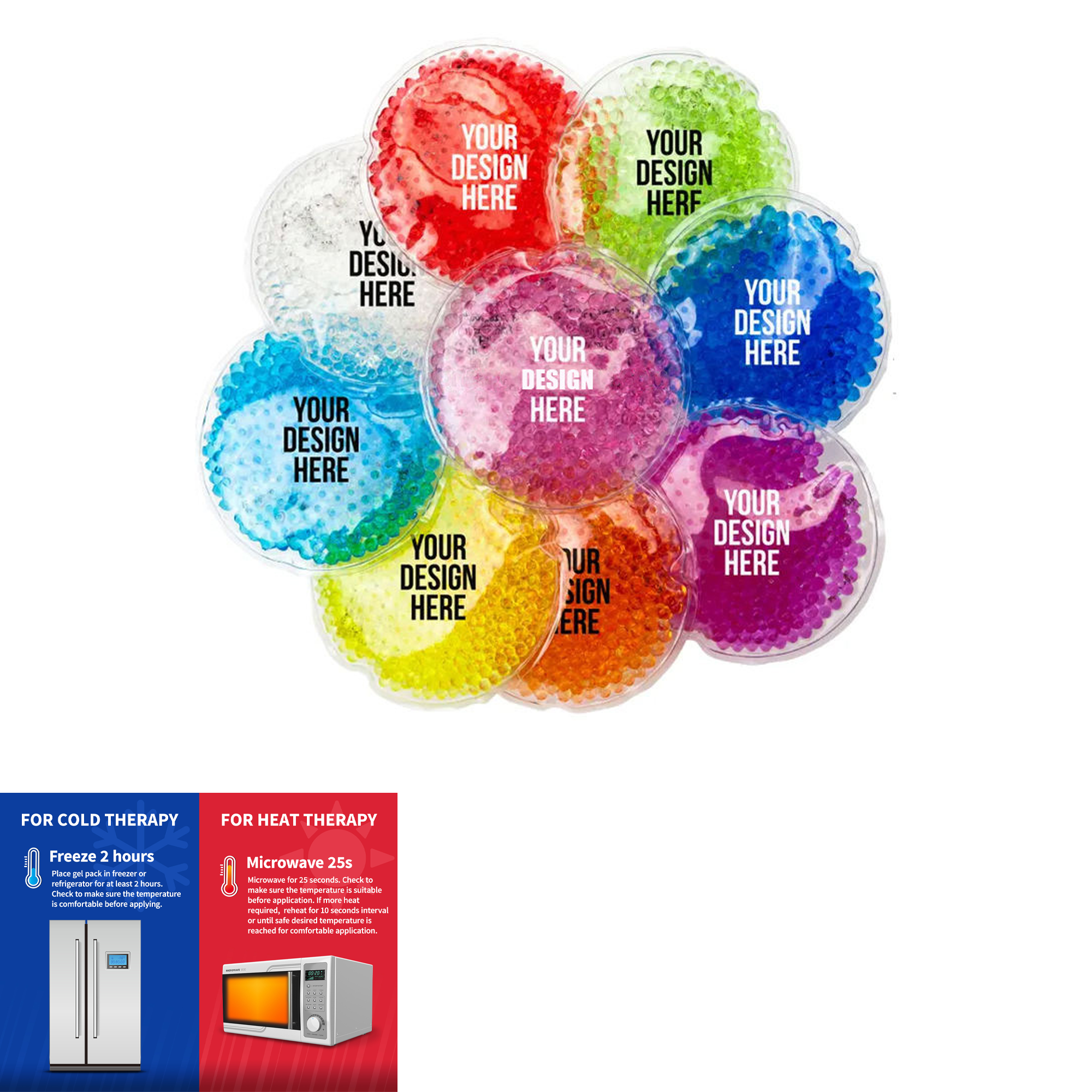 Promo Custom PVC Hot Cold Therapy Pack 2