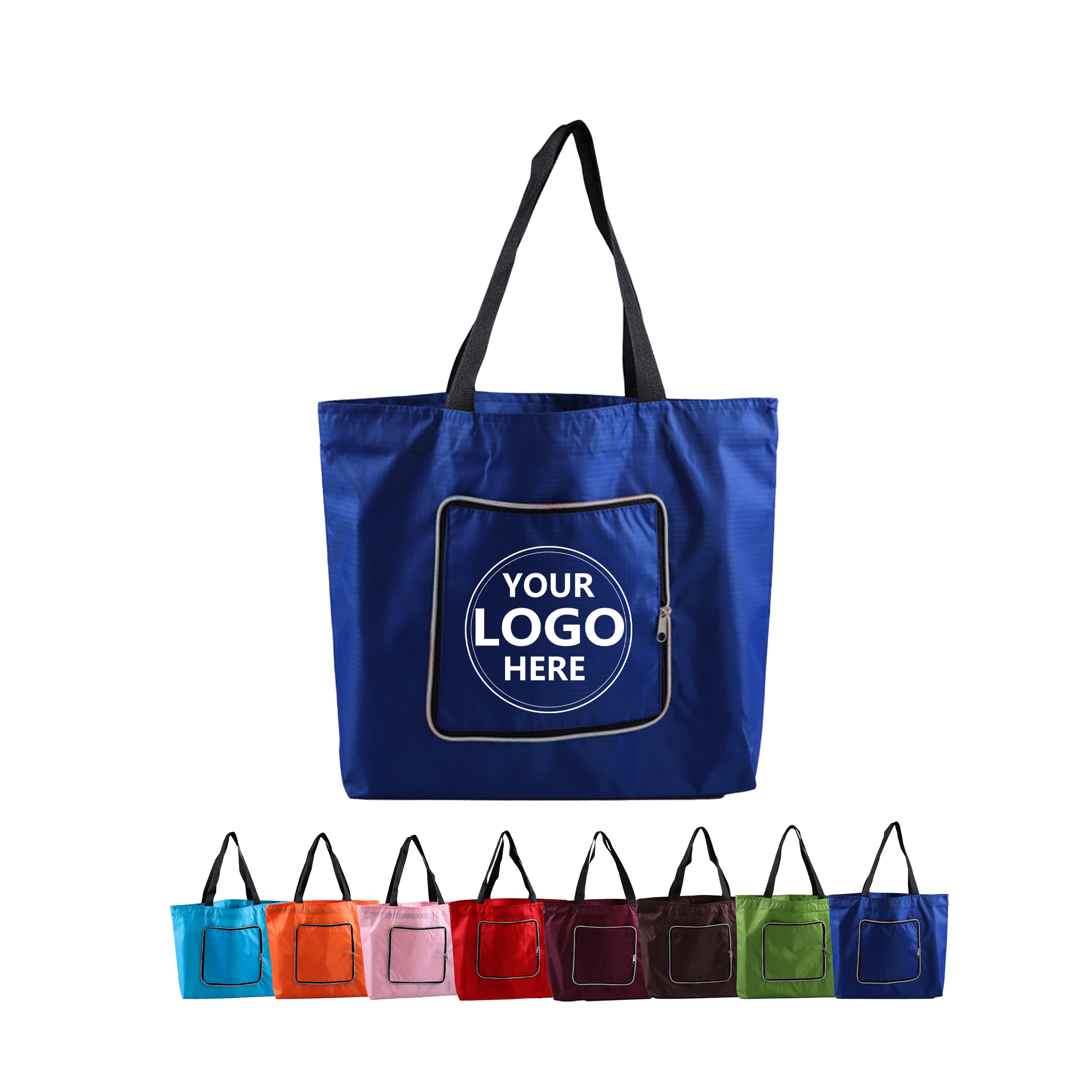 Oxford Tote with Folding Feature, custom tote bag with logo imprint 2