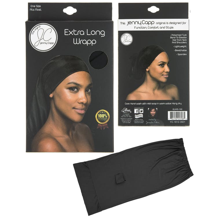 Hair Wrapp - Tuck Band Black Extra Long 2