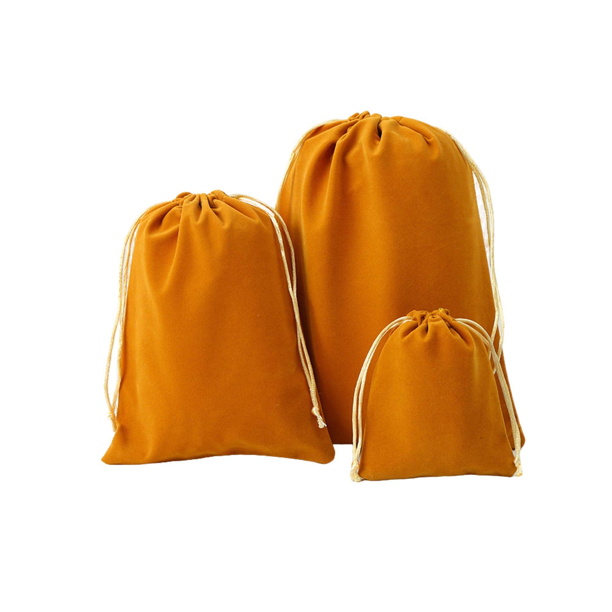 Flocked Drawstring Jewelry Storage Bag 6