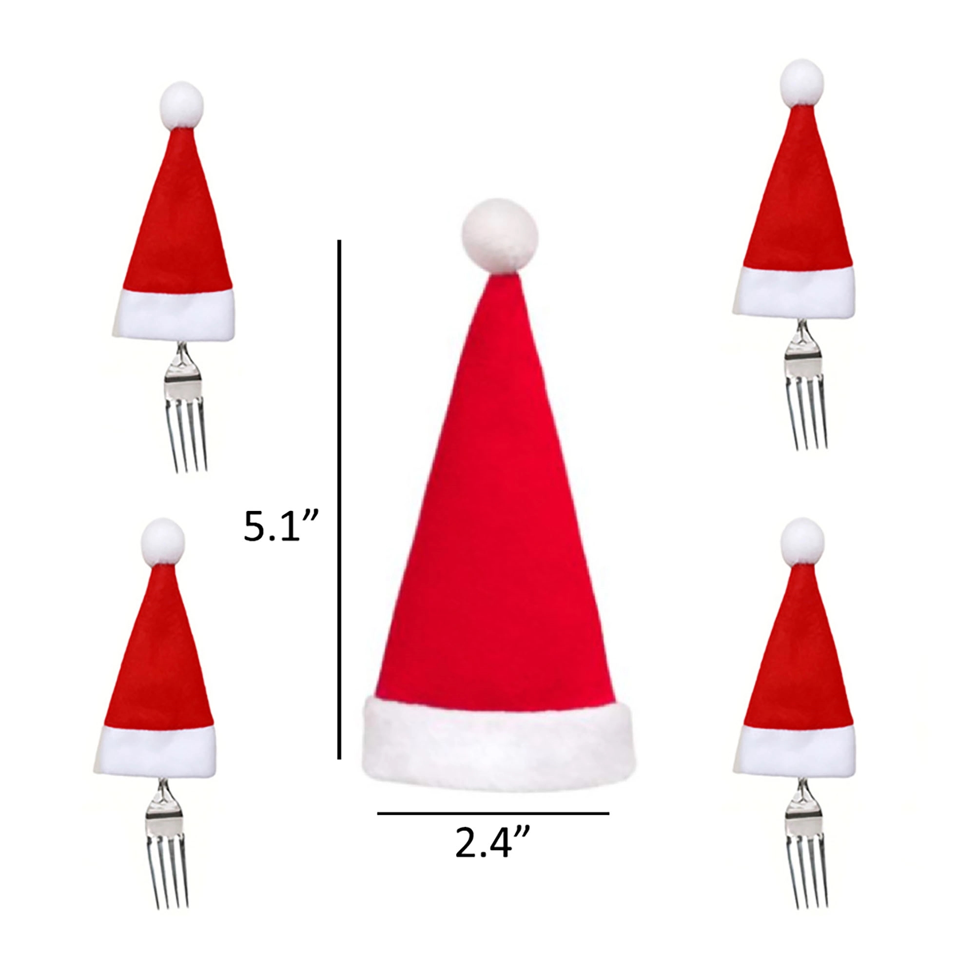 Mini Christmas Hat DIY Lollipop Candy Cover 1