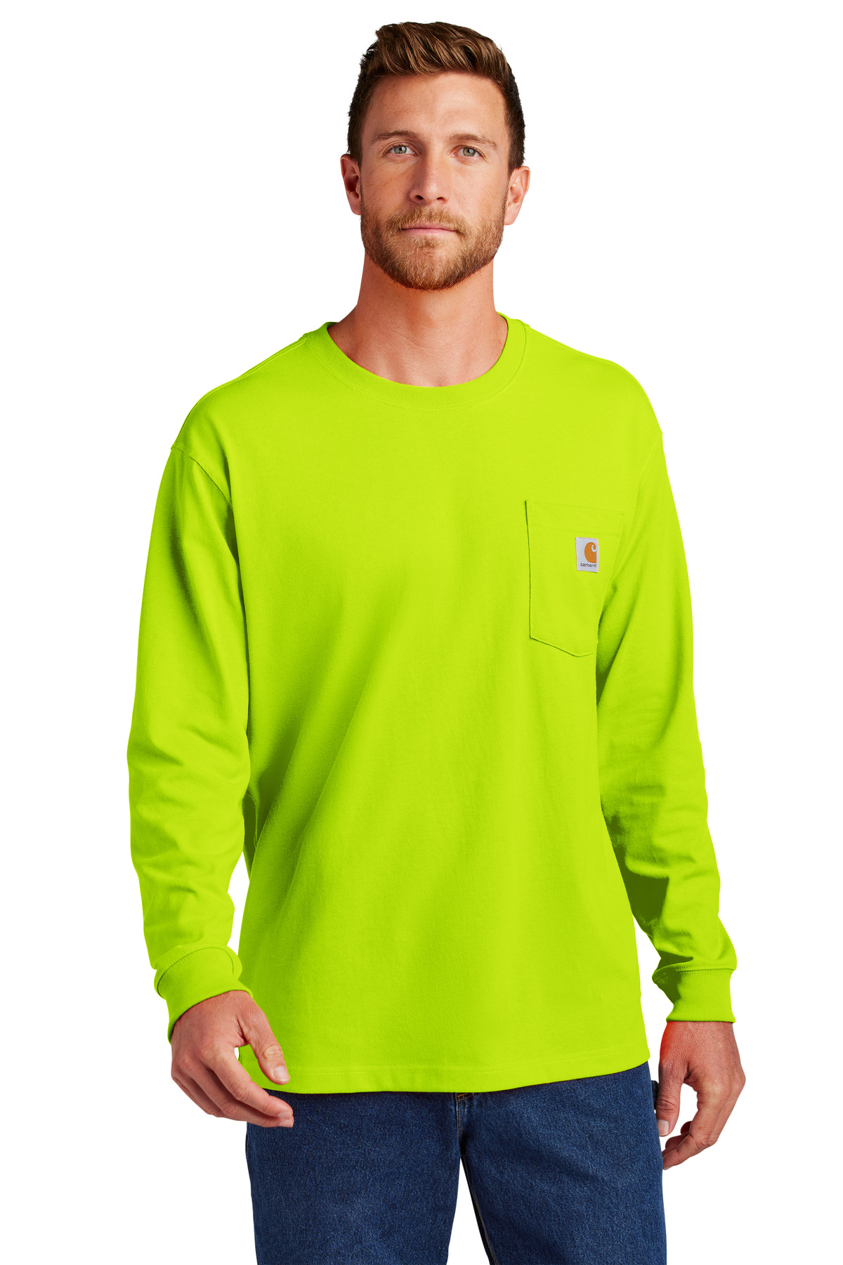 Carhartt Workwear Pocket Long Sleeve T-Shirt. CTK126 9