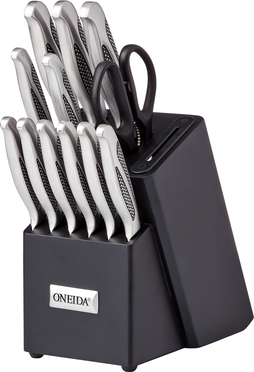 Oneida® 14 Piece Knife Set with Built-in Sharpener 7