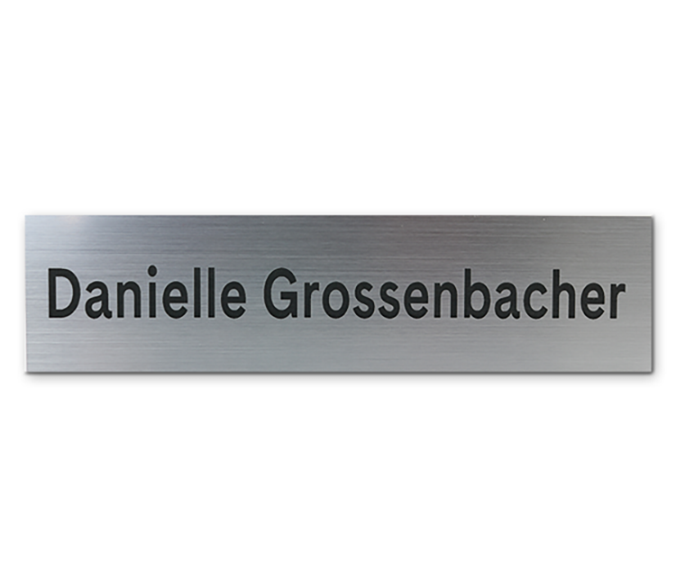 The Sparta engrave only name plate 2"x8" 6