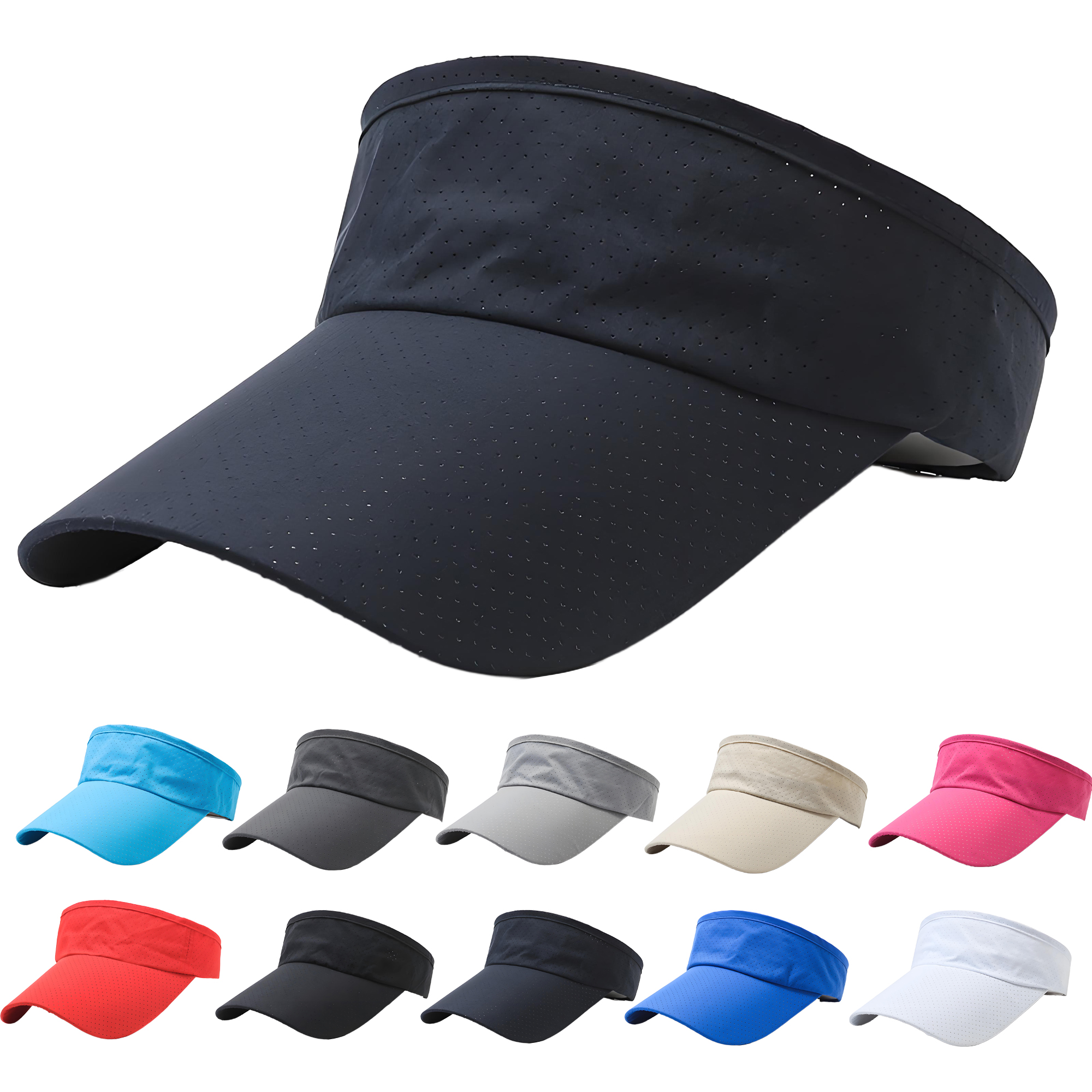 Sporty Sun Visor Hat for Outdoor Activities 12