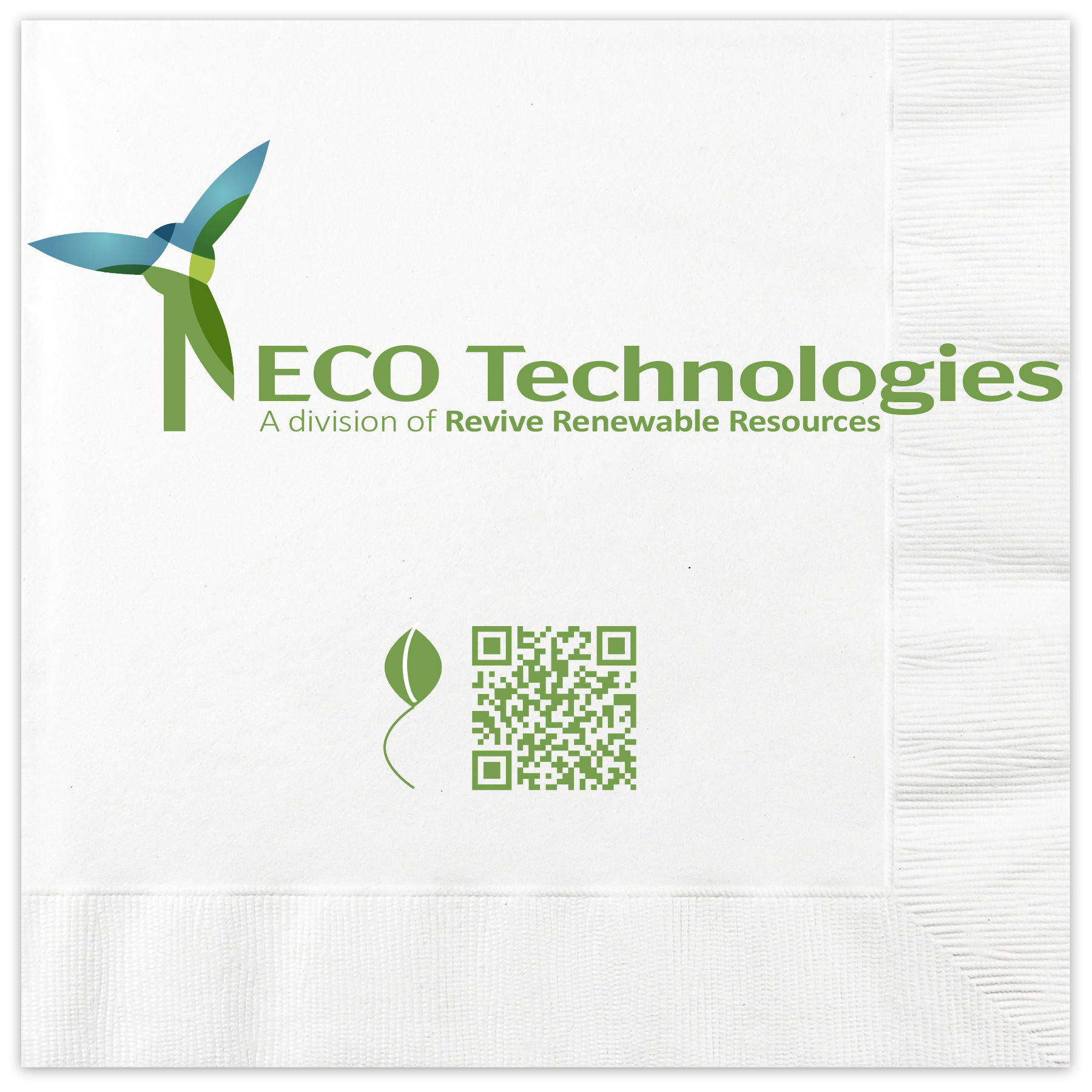 FULL BLEED 3-Ply Dinner Napkins LOW QTY 1