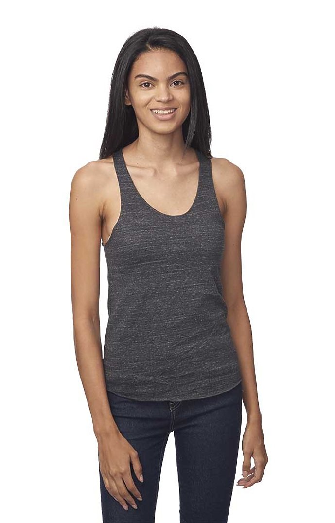 Women's Triblend Raw Edge Tank Top 5