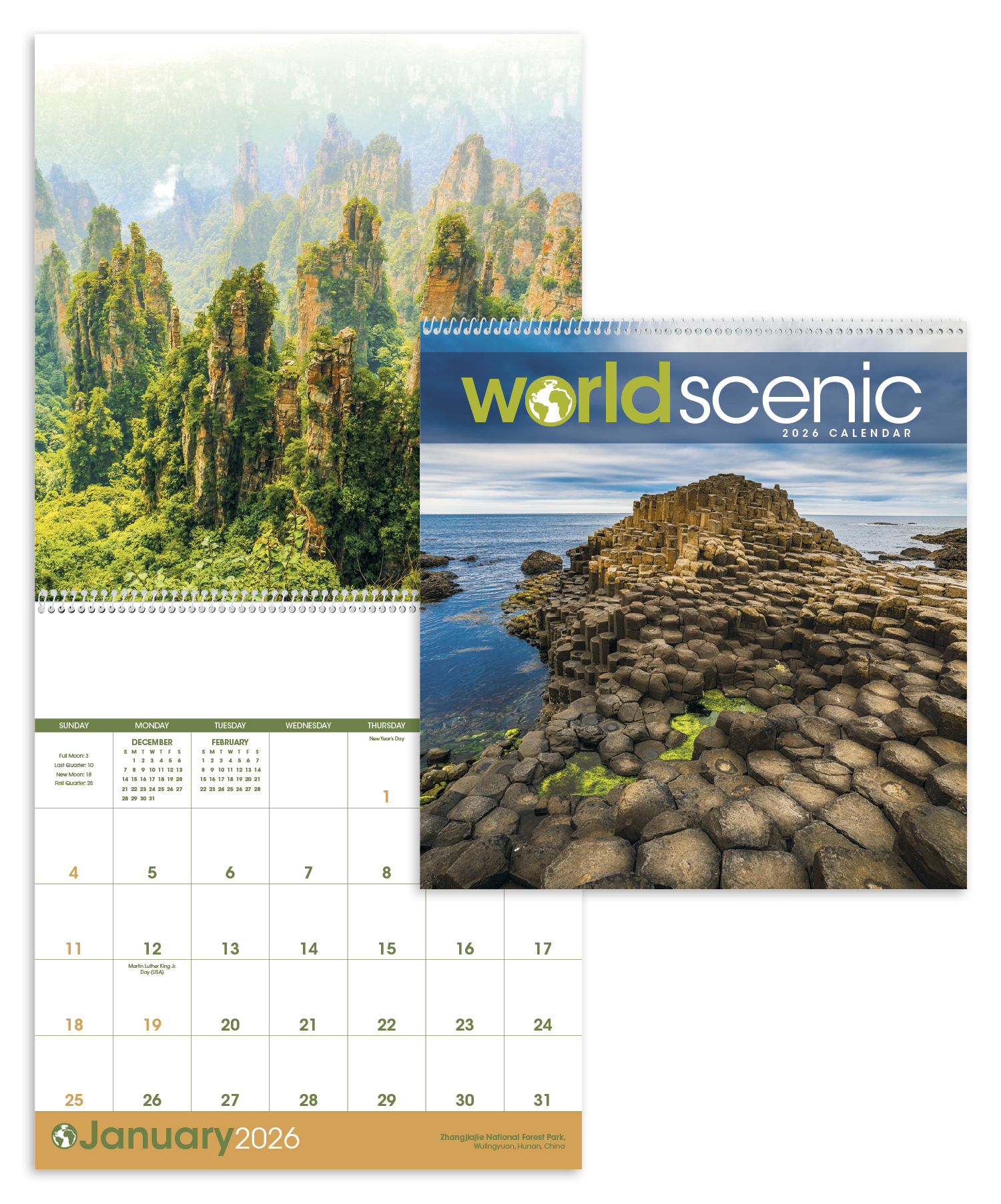 Triumph® Calendars World Scenic Calendar 33