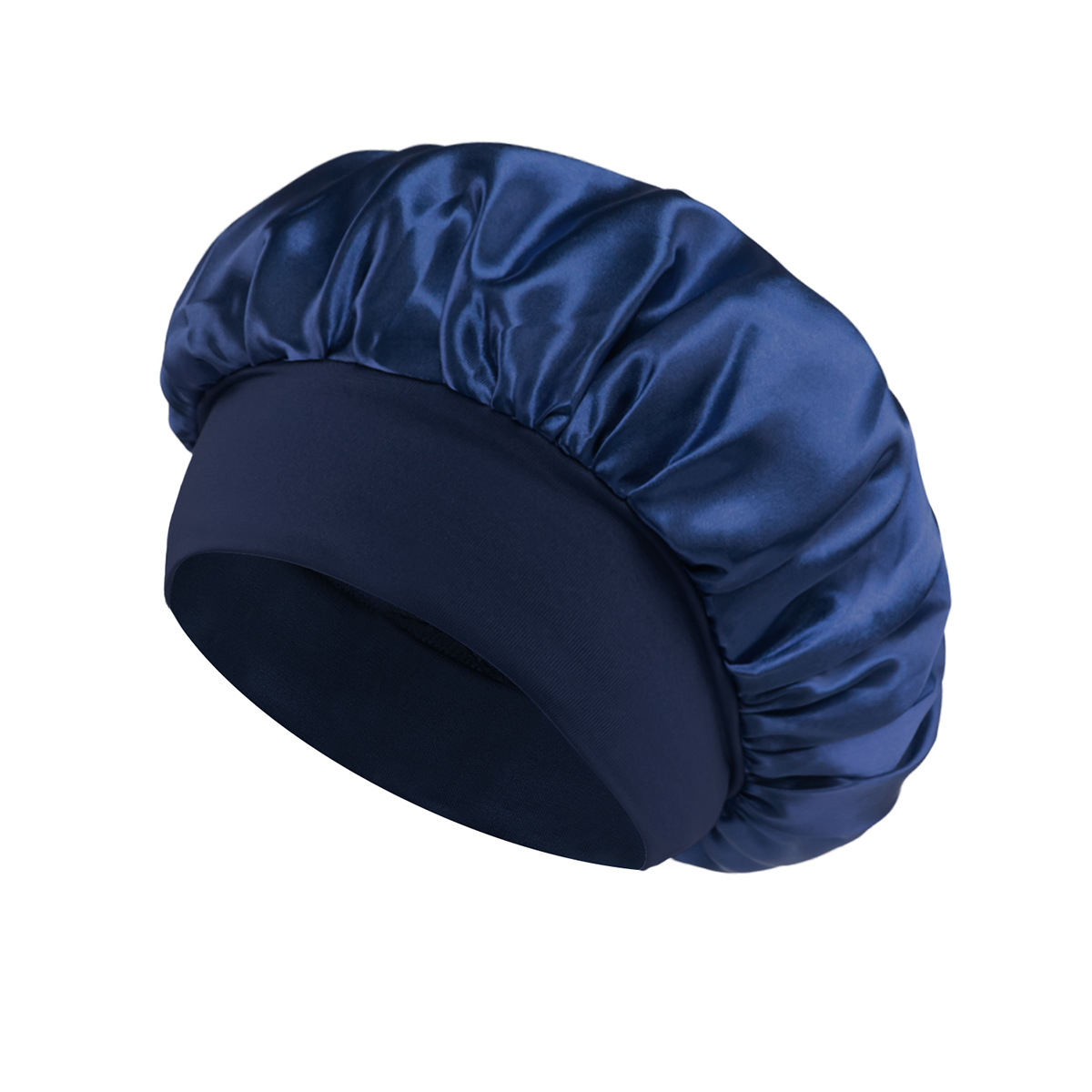 Silk Satin Sleep Hair Bonnet w/ Wide Edge for Women 10