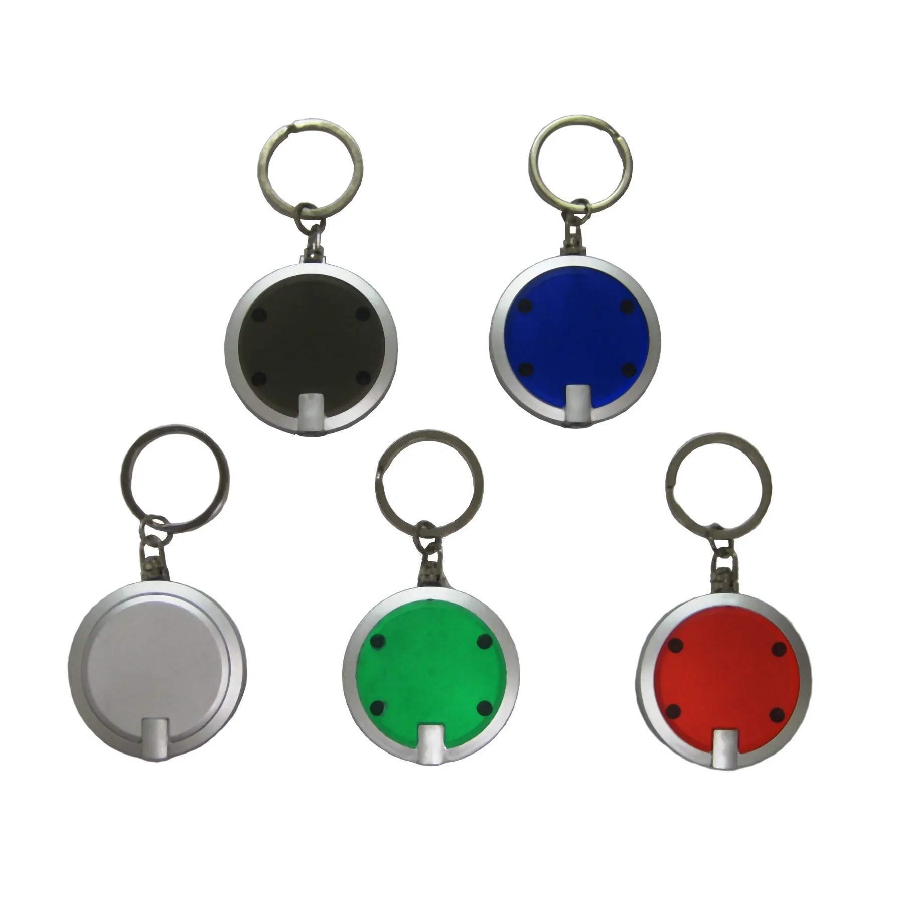 Round LED Light with Key Ring - Full Color Print 7