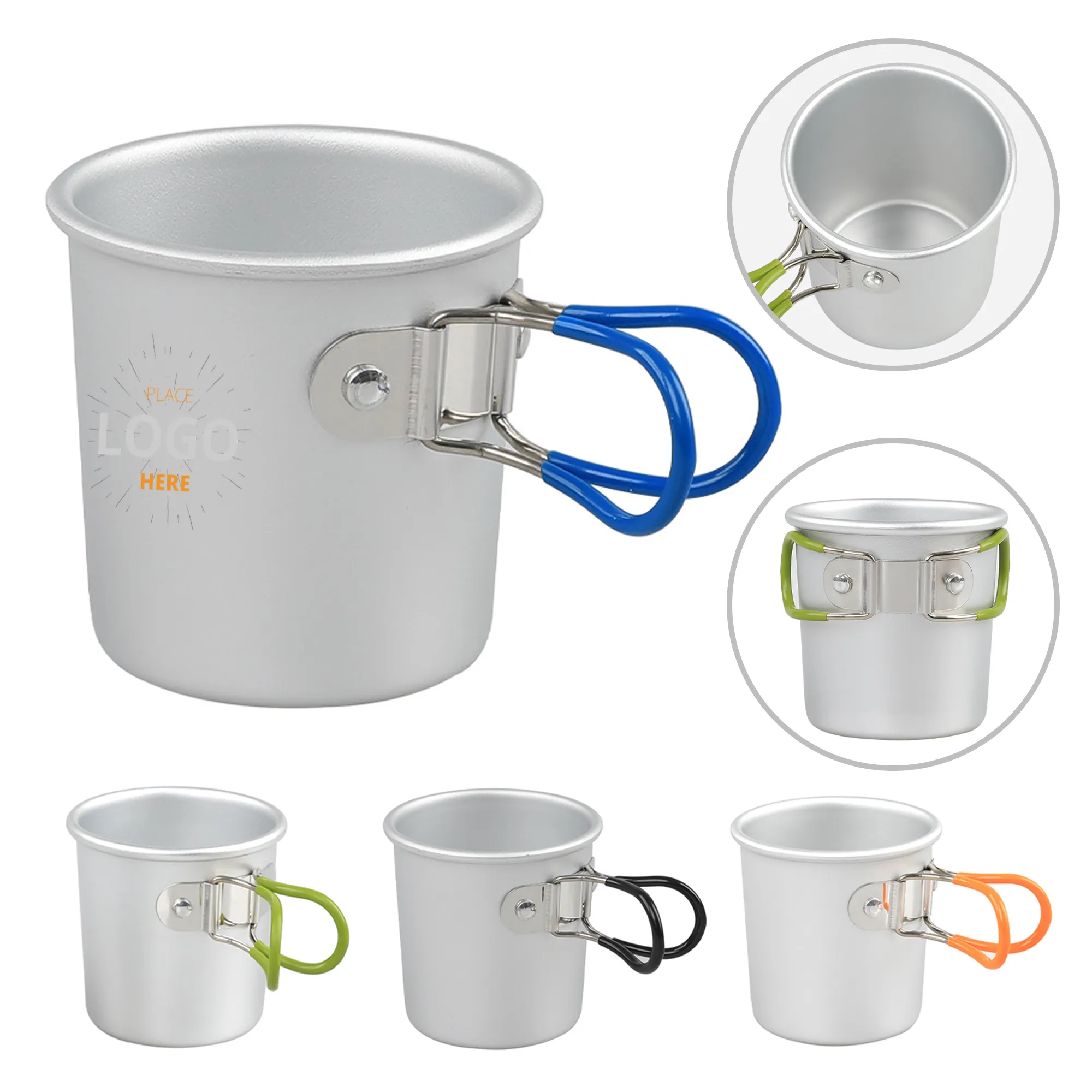 Portable Folding Aluminum Cup 4