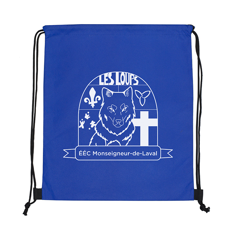 "Breckenridge" 13" W x 16" H - "Economy" Drawstring Cinch Pack Backpack 6