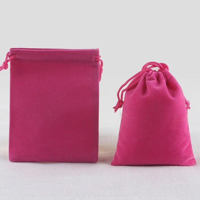 Flannel Drawstring Bag 3