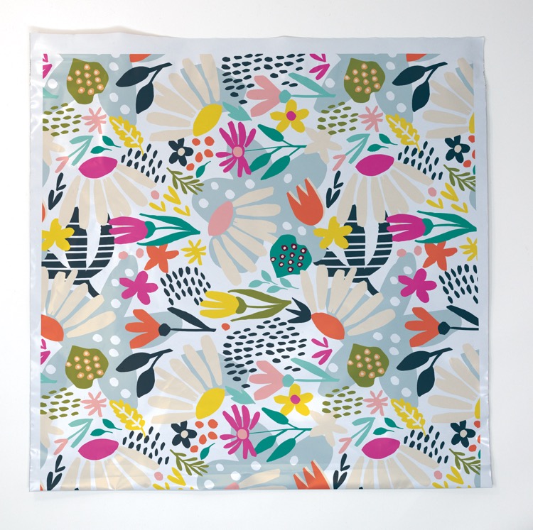 Vibrant Floral Predesigned Poly Mailer (14" x 12")