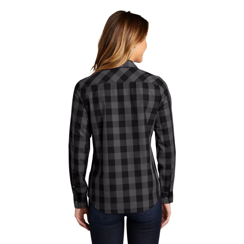 Port Authority Ladies Everyday Plaid Shirt. 12