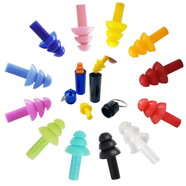 Reusable Silicone Earplugs with Aluminium Holder 3