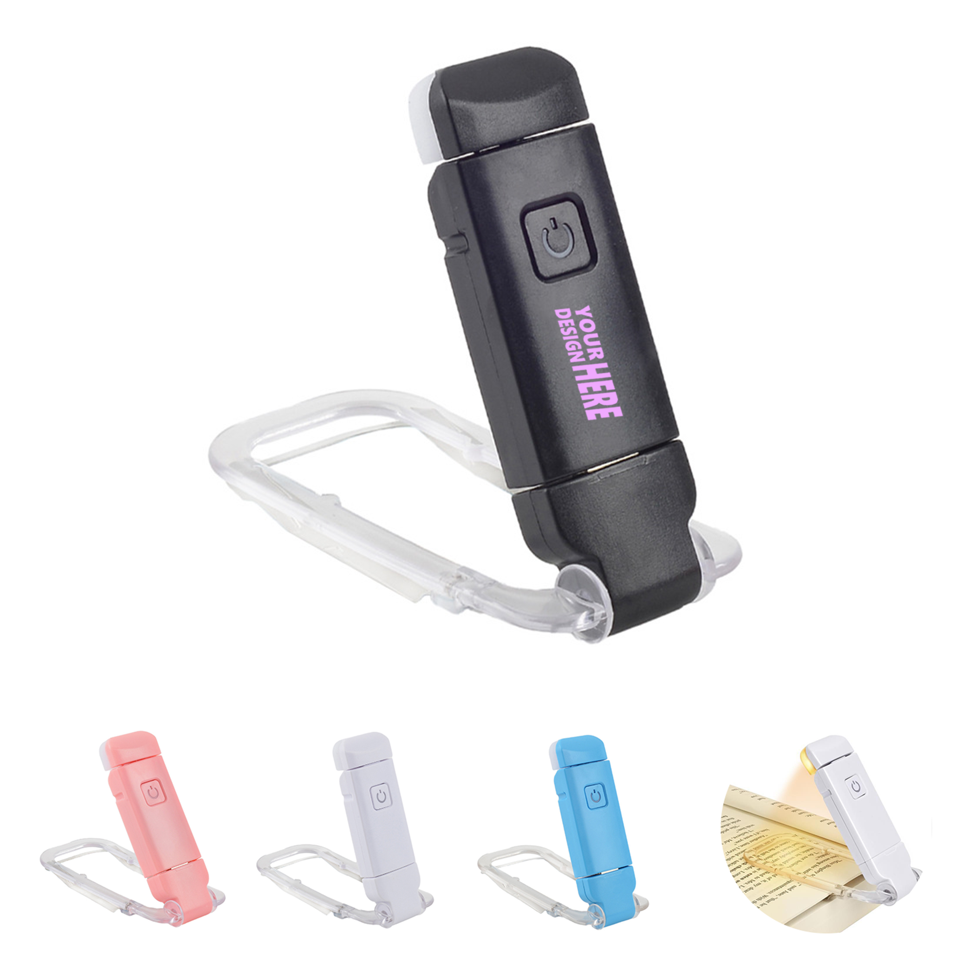 Folding Book Clip Light - Adjustable Brightness 2