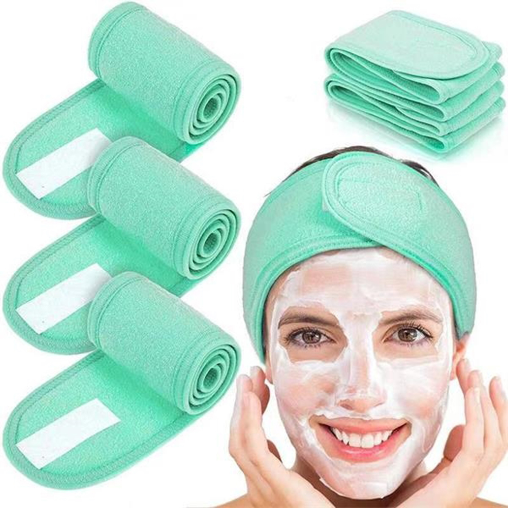 Adjustable Spa Facial Headband For Face Washing 7