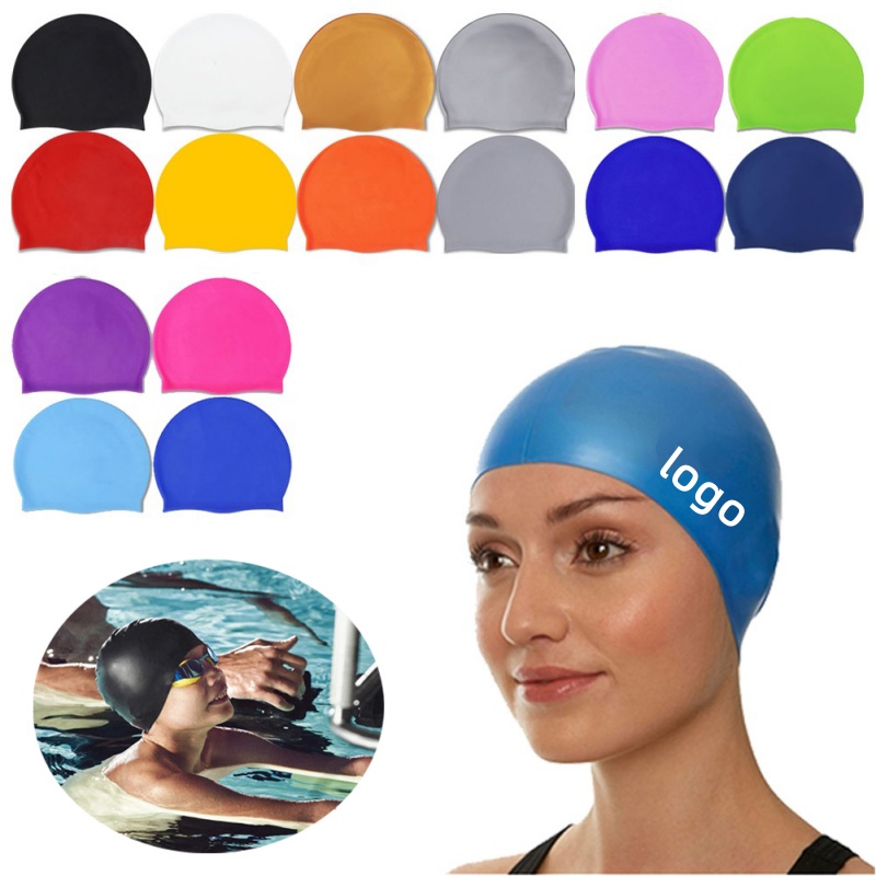 Unisex Silicone Swimming Cap 2