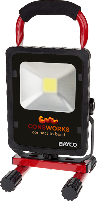 Bayco® 2200 Lumen LED Single Fixture Worklight 6