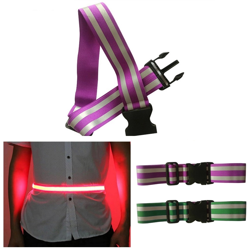 Safety Reflective Elastic Running Waist Belt 2