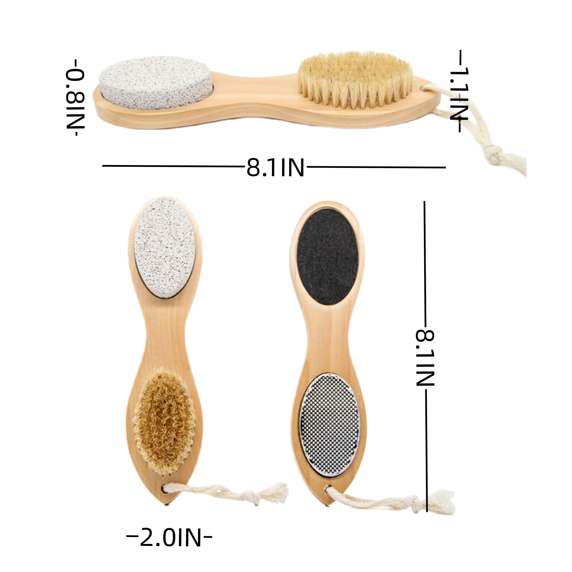 4 in 1 Double Sided Pumice Stone Foot File 1