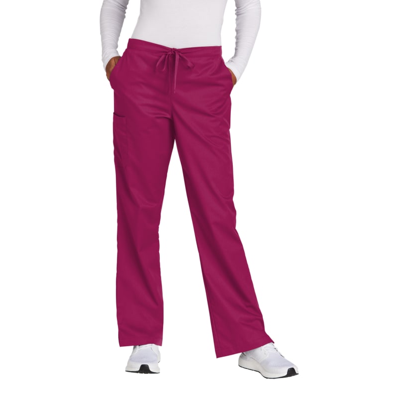 WonderWink Women's Petite WorkFlex Flare Leg Cargo Pant 2