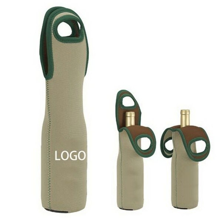 Neoprene Wine Tote - Single Bottle 2