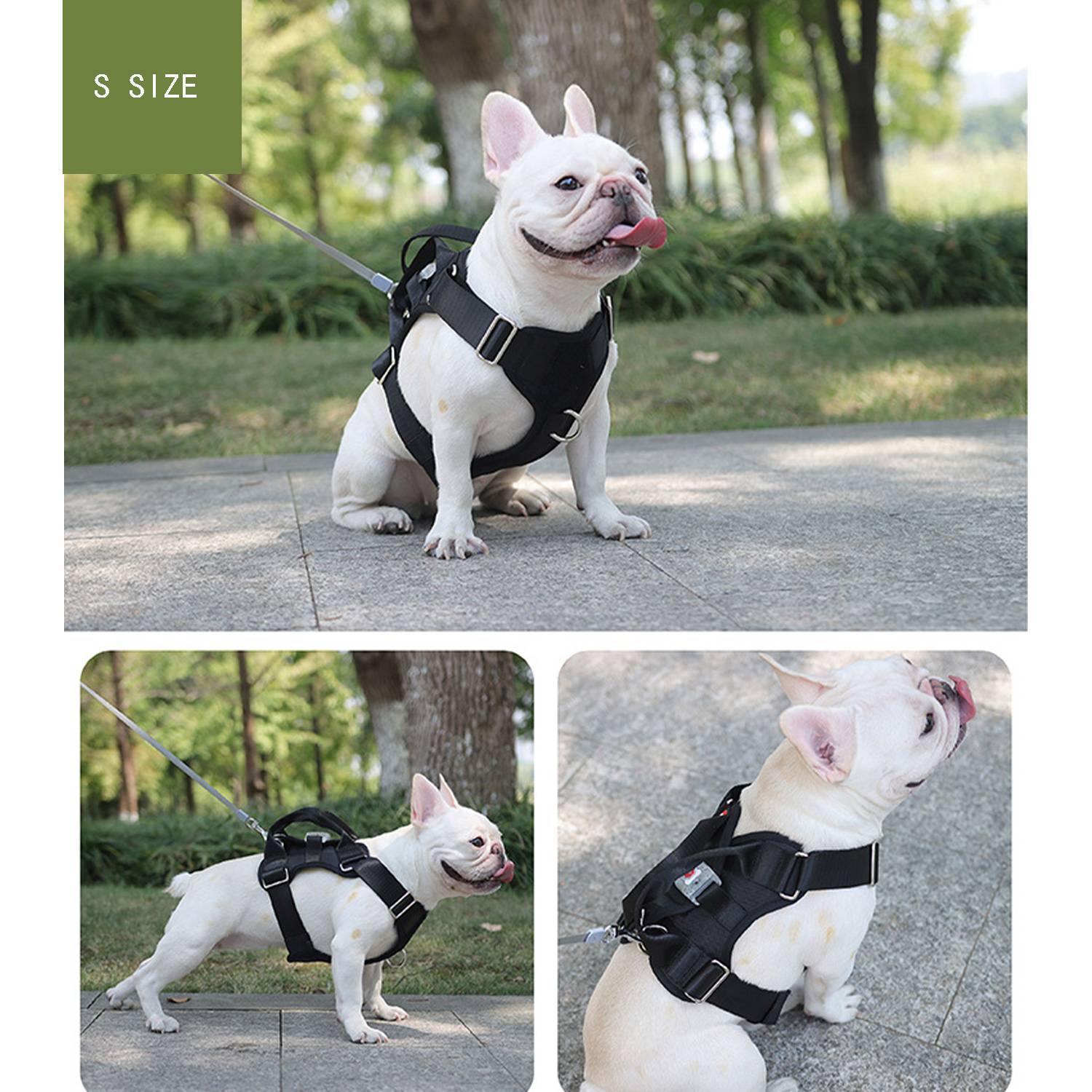 Multiple Sizes Luminous LED Lamp Pet Dog Harness 6