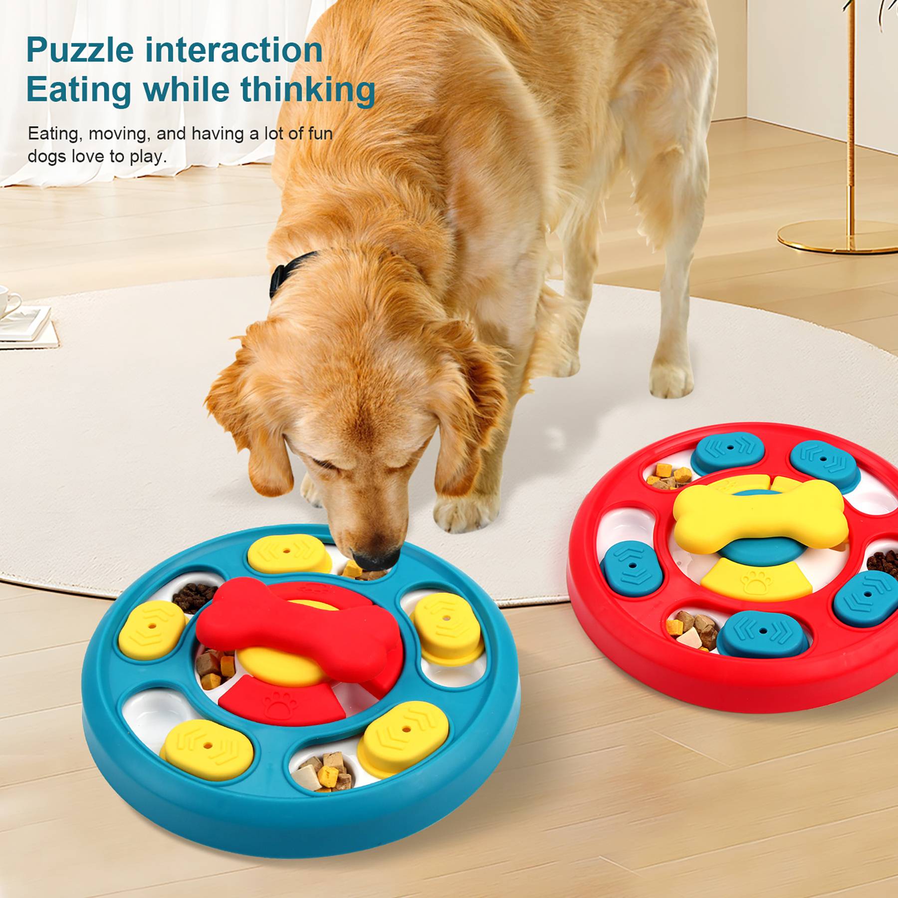 Dog Puzzle Toy Fun Slow Feeder 6