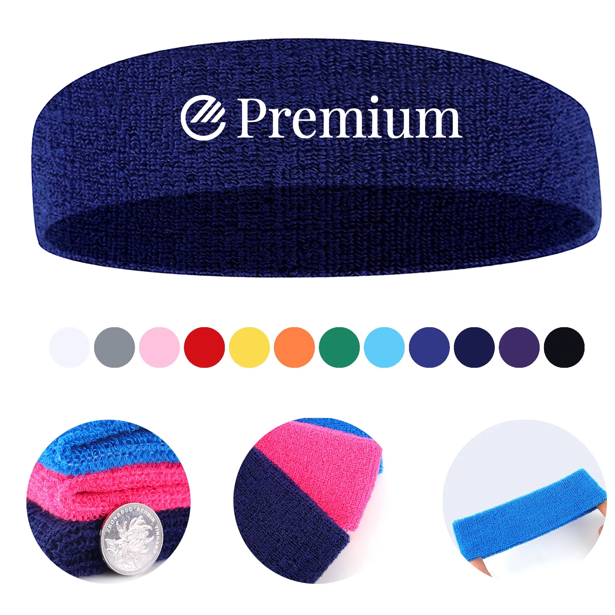 Cotton Sports Towel Headband 10