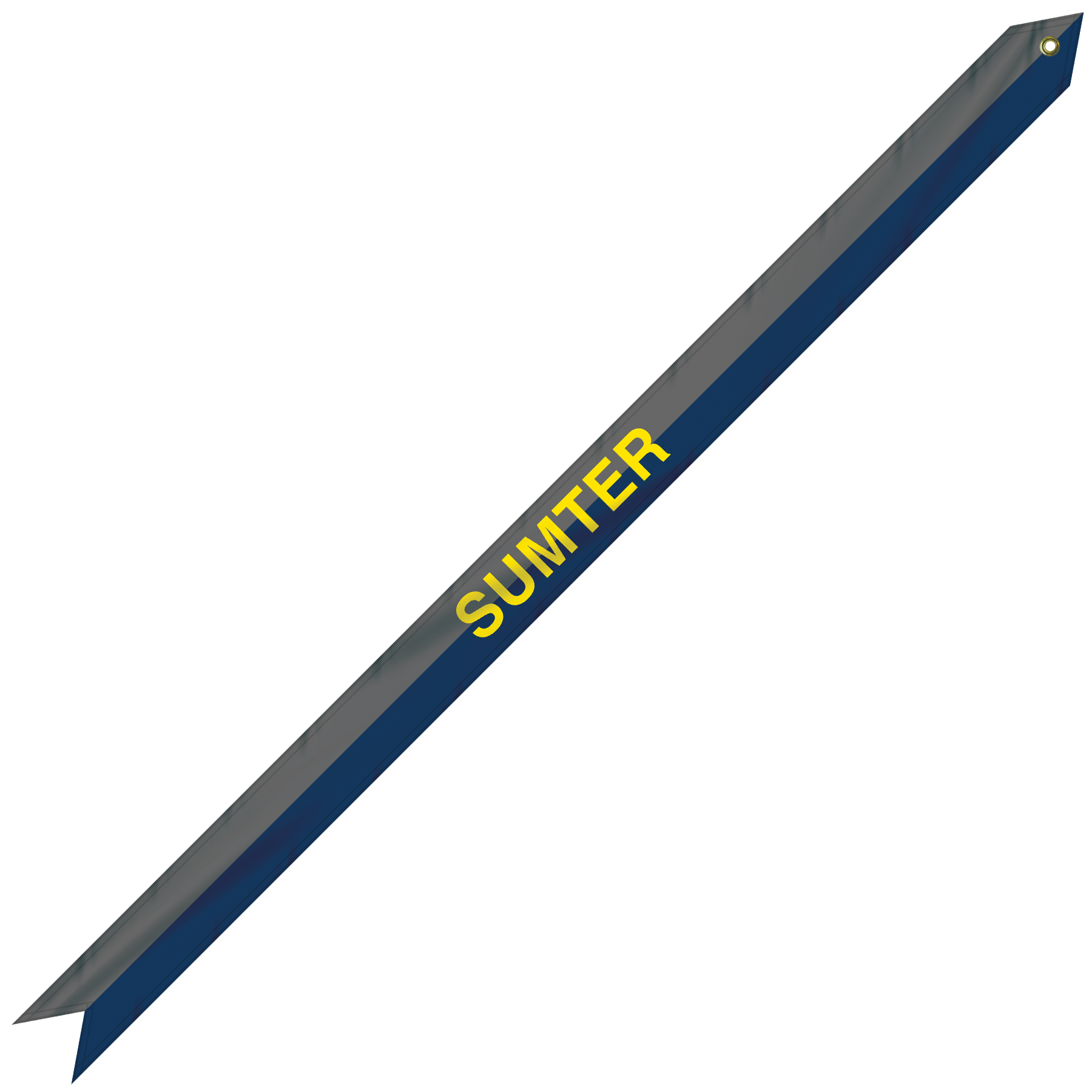2 3/4" x 48" Custom Printed Knit Polyester Streamer 4