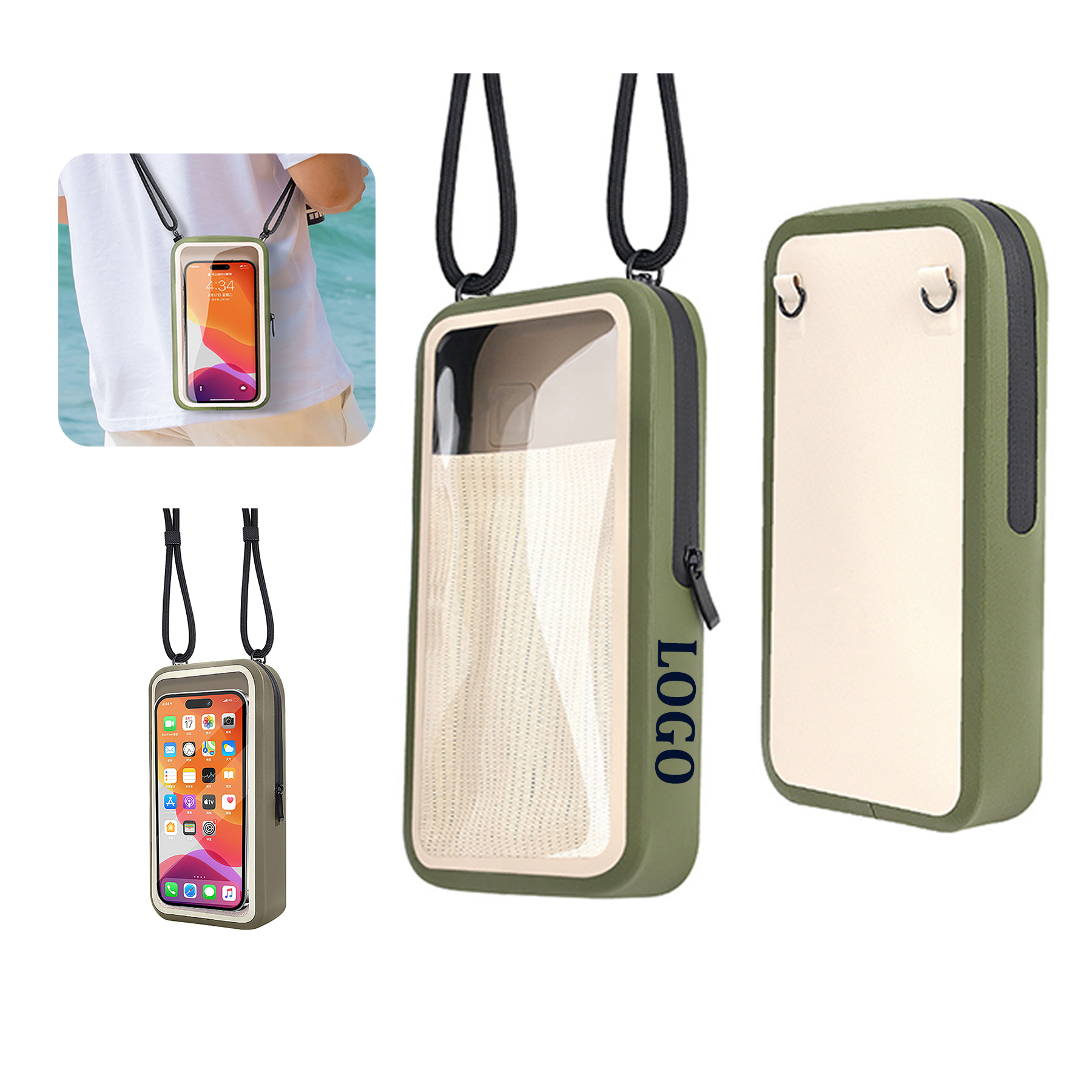 Waterproof Phone Pouch with Lanyard 2