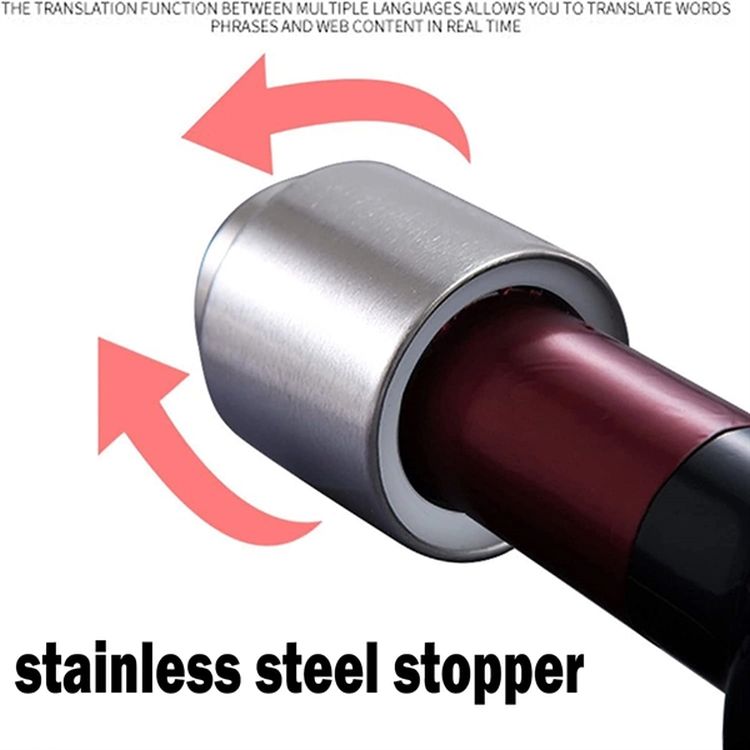 Stainless Steel Wine Bottle Stopper 3