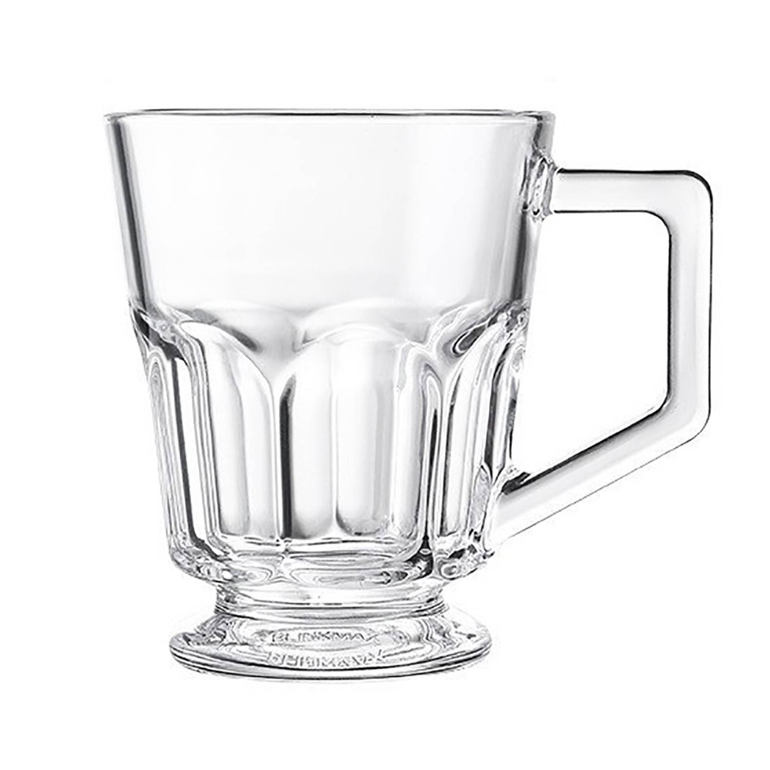 10oz Glass Coffee Mug w/ Handle 5