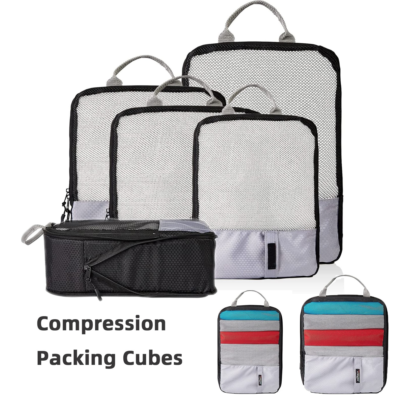 4 Pcs Set Packing Organizers for Travel 2