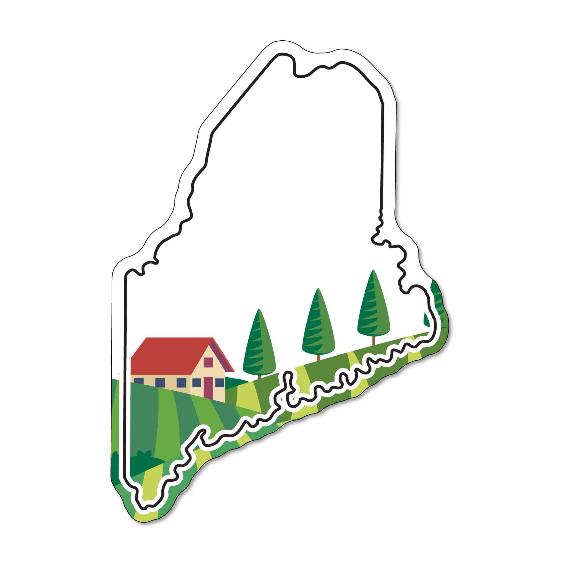 Maine NoteKeeper™ Magnet 20 Mil 3