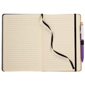 5.5" x 8.5" Recycled PET and Cork Bound Journal 75