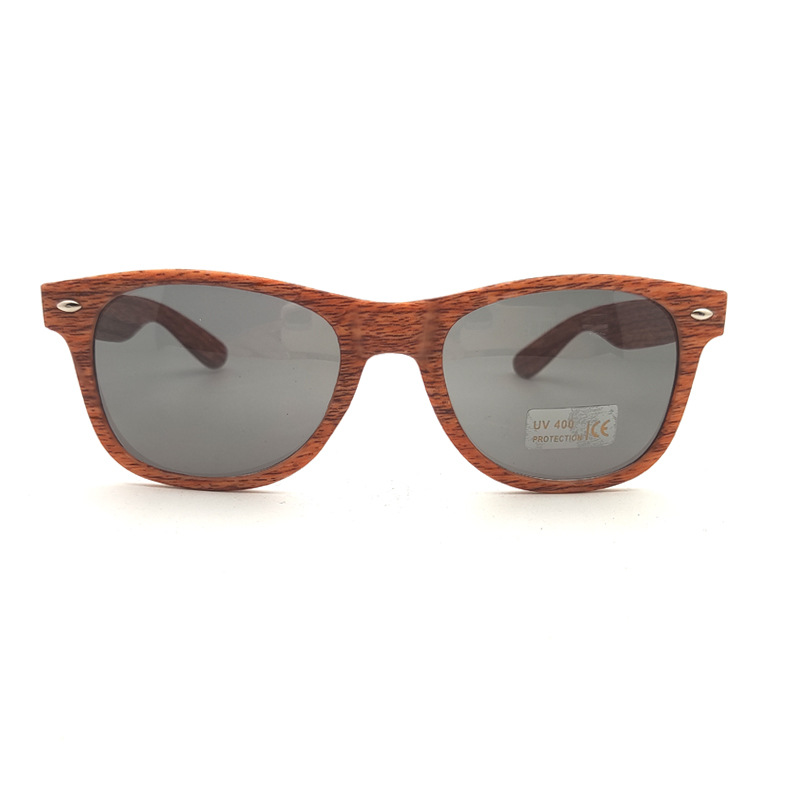 Imitation Wood Grain Sunglasses 6