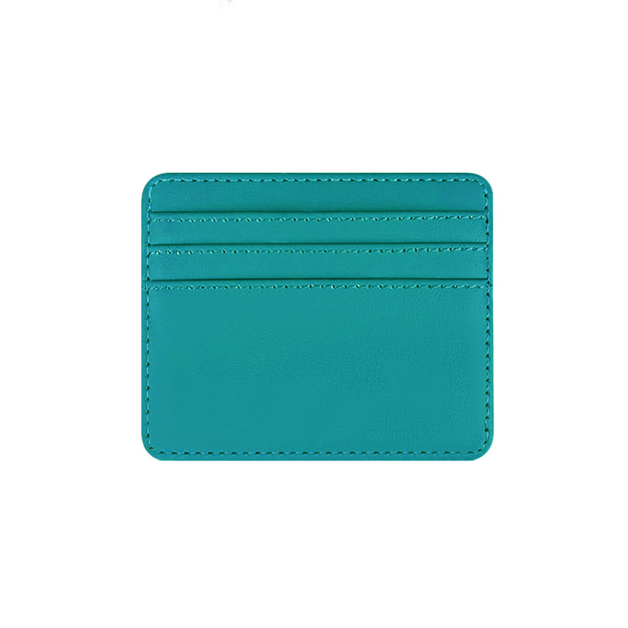 Debossed PU Leather Credit Card Holder Wallet, custom luggage tag with logo imprint 6